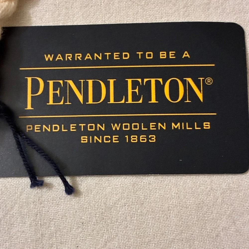 Pendleton Mission Trails Orange‎ Woven Drawstring Pouch Bag NEW